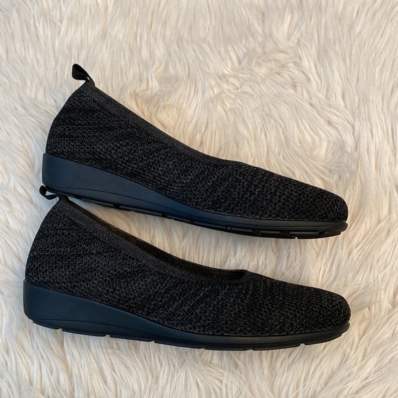 Propet Yen Black Mesh Flats Comfort Slip on Shoes, Size 12 - Picture 8 of 17